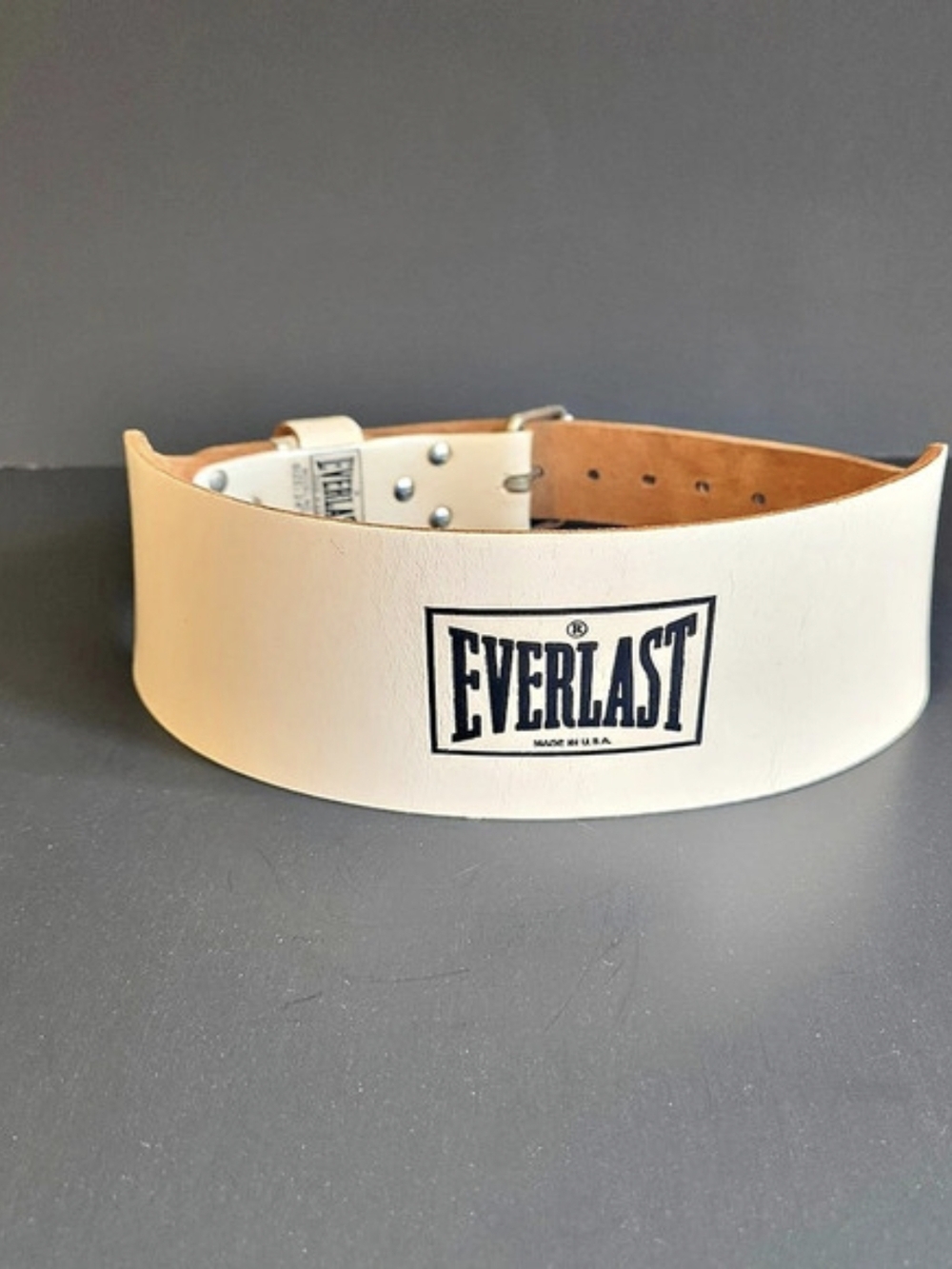 Vintage Everlast USA Leather Weight Lifting Belt 24-32